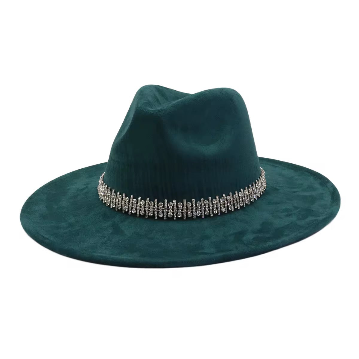 Diamonddess Wide  Brim Fedora Hat