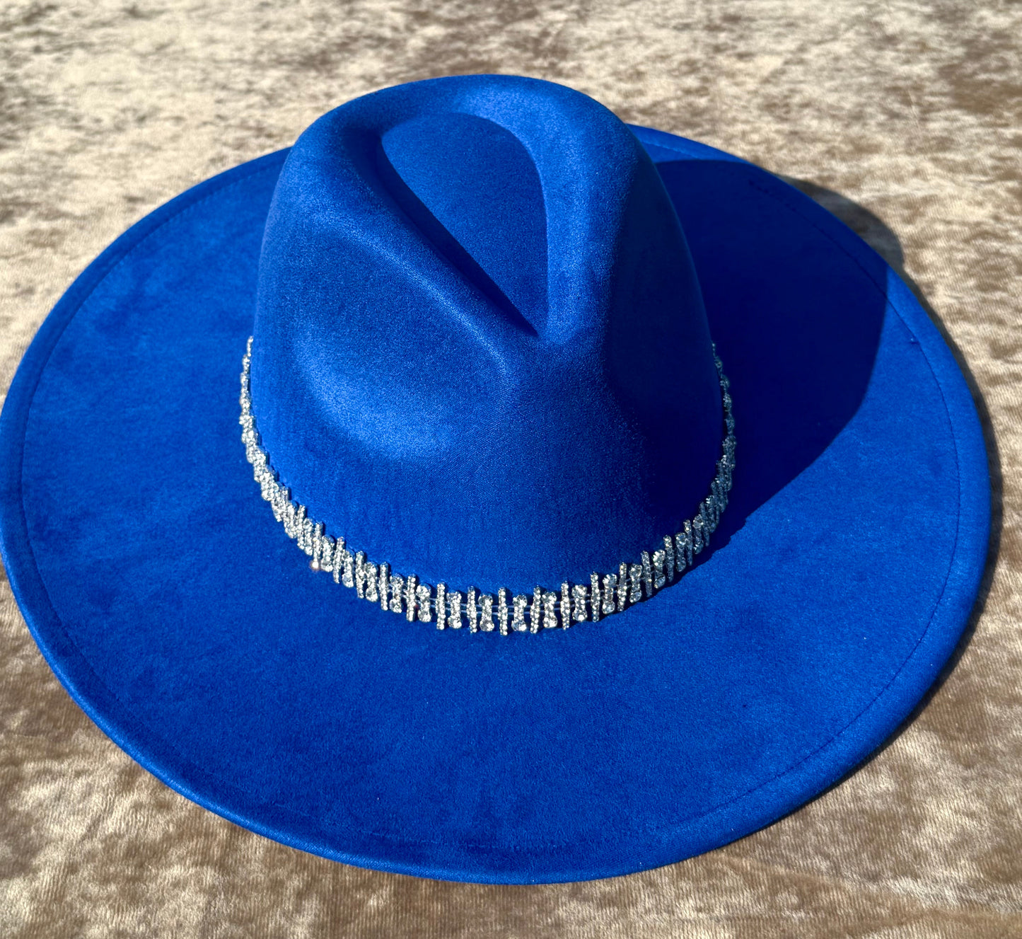 Diamonddess Wide  Brim Fedora Hat