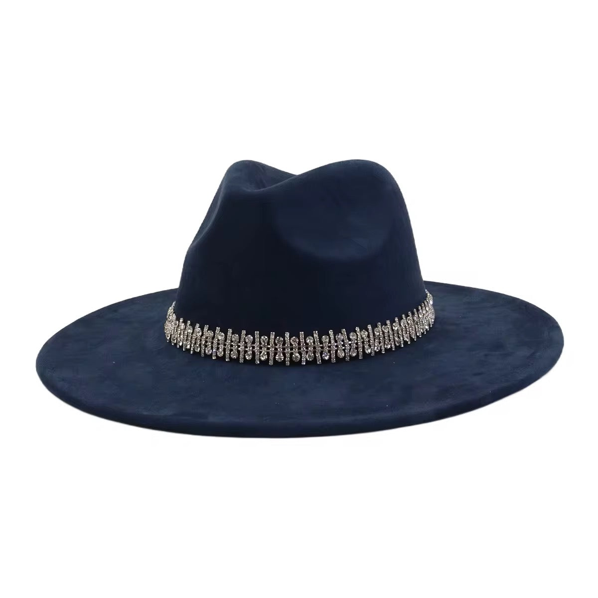 Diamonddess Wide  Brim Fedora Hat